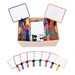KleenSlate Double-Sided Dry Erase Paddles w/ Graph - Set of 32